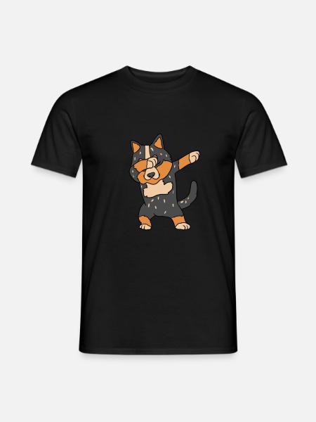 Australian Cattle Dog - Men's T-Shirt - black