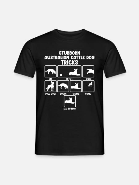 Australian Cattle Dog - Men's T-Shirt - black