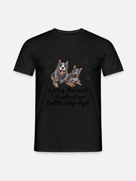 Australian Cattle Dog - Men's T-Shirt - black