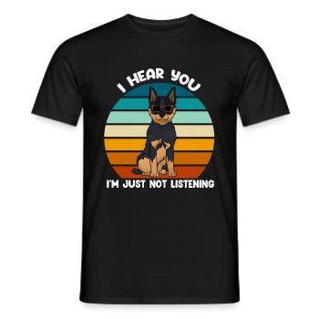 Bouvier australien - T-shirt homme - noir - Devant - AI Model Male 178 light (178cm)