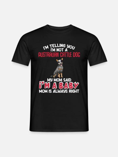 Australian Cattle Dog - Men's T-Shirt - black