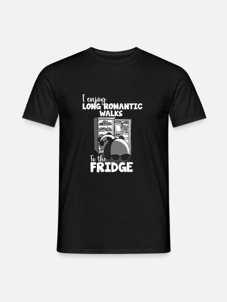 Fridge Panda - Men's T-Shirt - black