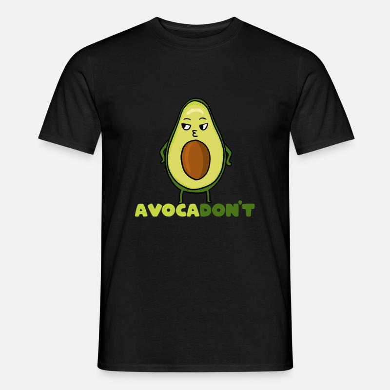 Avocadont - Männer T-Shirt - Schwarz