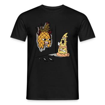 Voici l’ananas - T-shirt homme - noir - Devant - AI Model Male 178 light (178cm)
