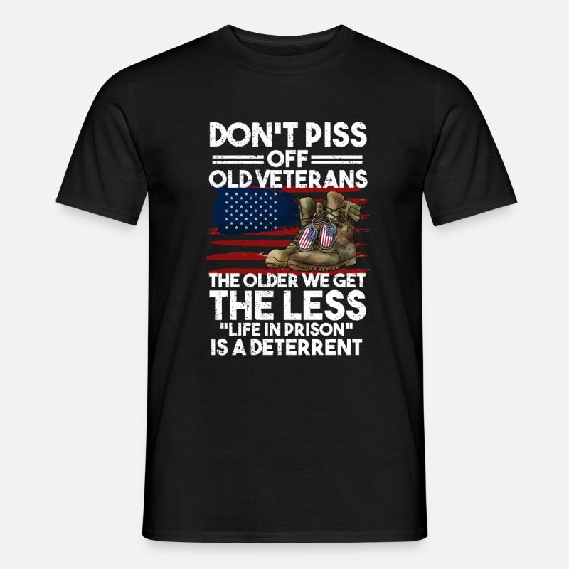 Vietnam Veteran - Männer T-Shirt - Schwarz