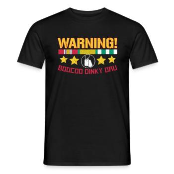 Vétéran du Vietnam - T-shirt homme - noir - Devant - AI Model Male 178 light (178cm)