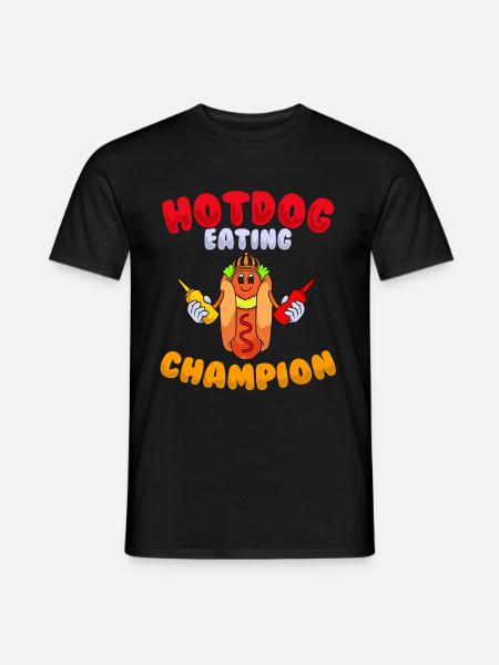 Hot dog - Men's T-Shirt - black