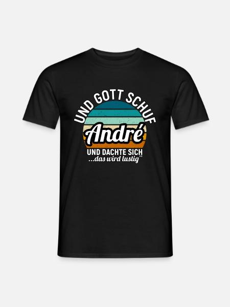 Andrei - Männer T-Shirt - Schwarz