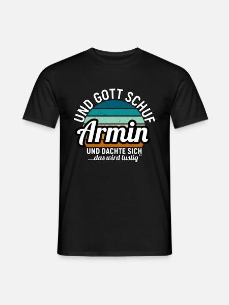 Arno - Männer T-Shirt - Schwarz