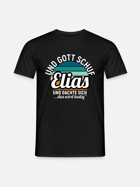 Enrico - Männer T-Shirt - Schwarz