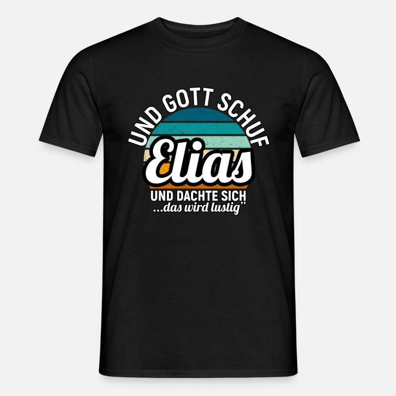 Enrico - Männer T-Shirt - Schwarz