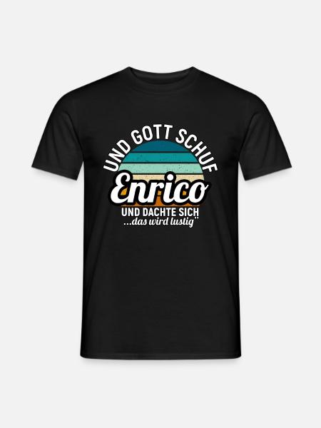 Eric - Männer T-Shirt - Schwarz