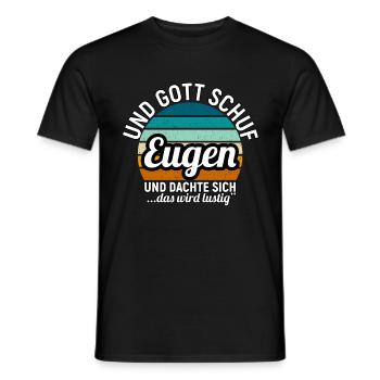 Fabian - Männer T-Shirt - Schwarz - Vorne - AI Model Male 178 light (178cm)