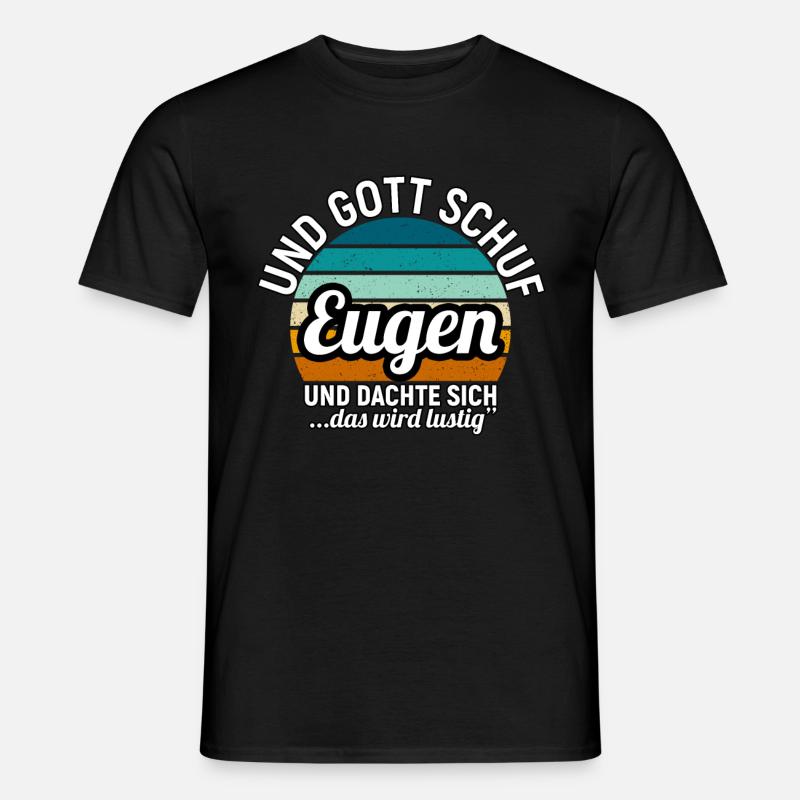 Fabian - Männer T-Shirt - Schwarz
