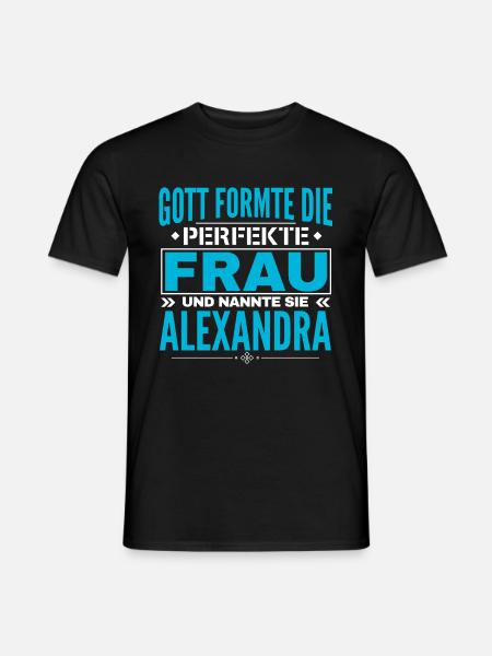 Alexandra Name Design - Men's T-Shirt - black