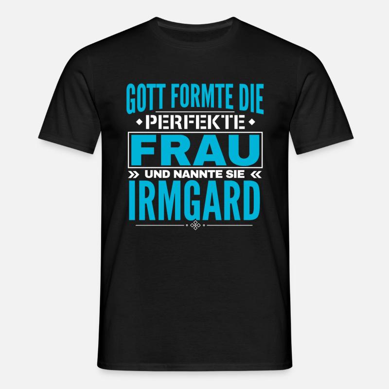 Conception du nom Irmgard - T-shirt Homme - noir
