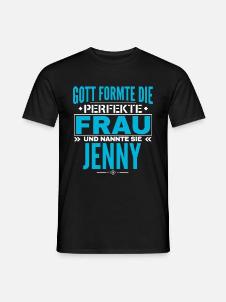 Conception du nom Jenny - T-shirt homme - noir