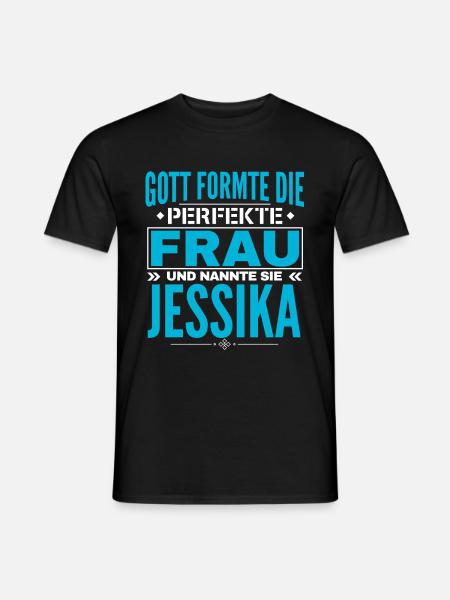 Jessika Name Design - Men's T-Shirt - black