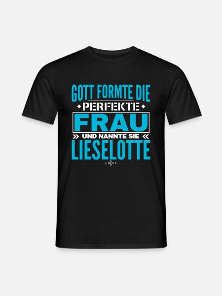 Lieselotte Name Design - Men's T-Shirt - black