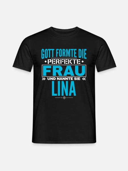 Lina Name Design - Men's T-Shirt - black