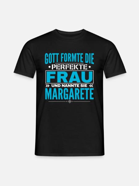 Margarete Name Design - Men's T-Shirt - black