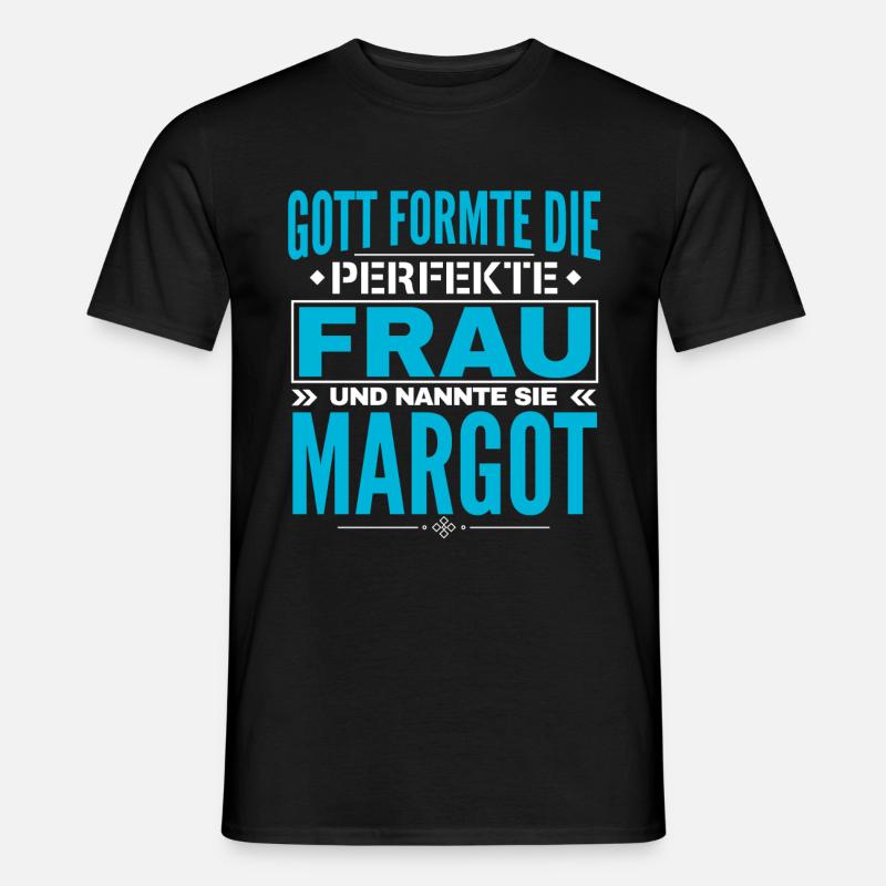 Margot Name Design - Männer T-Shirt - Schwarz