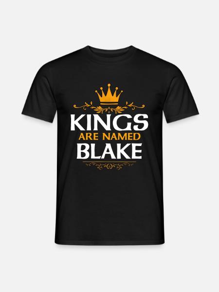 Blake - Männer T-Shirt - Schwarz
