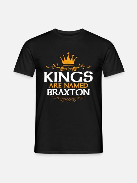 Braxton - Männer T-Shirt - Schwarz