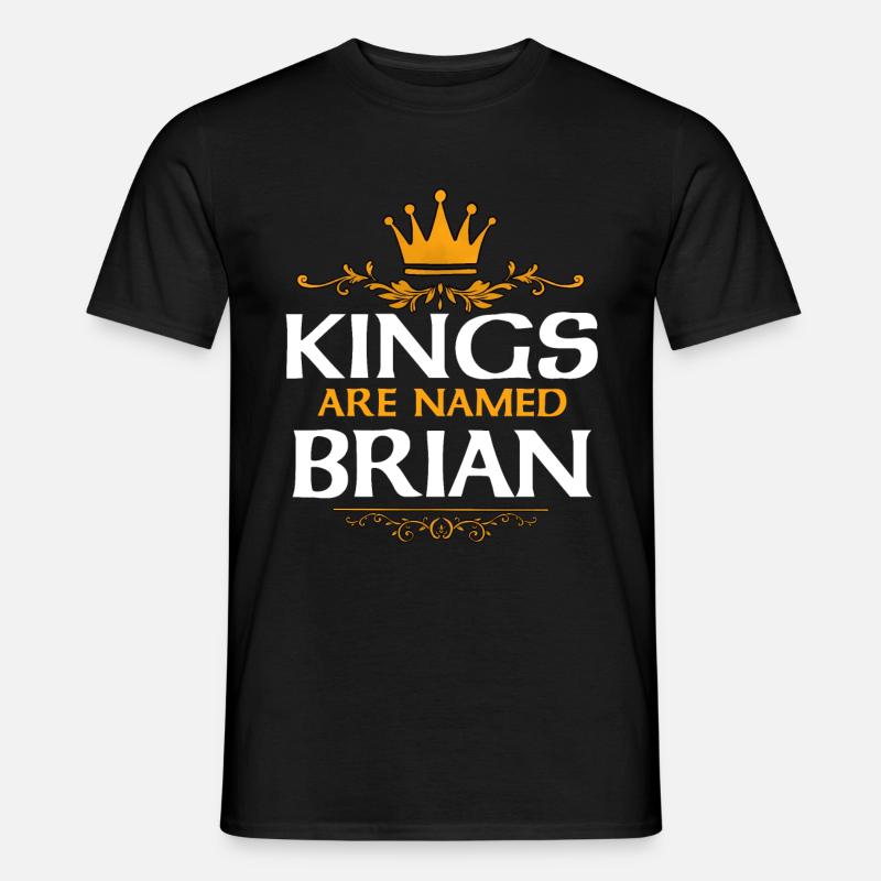 Brian - Männer T-Shirt - Schwarz