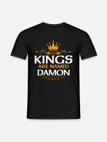 Damon - Männer T-Shirt - Schwarz