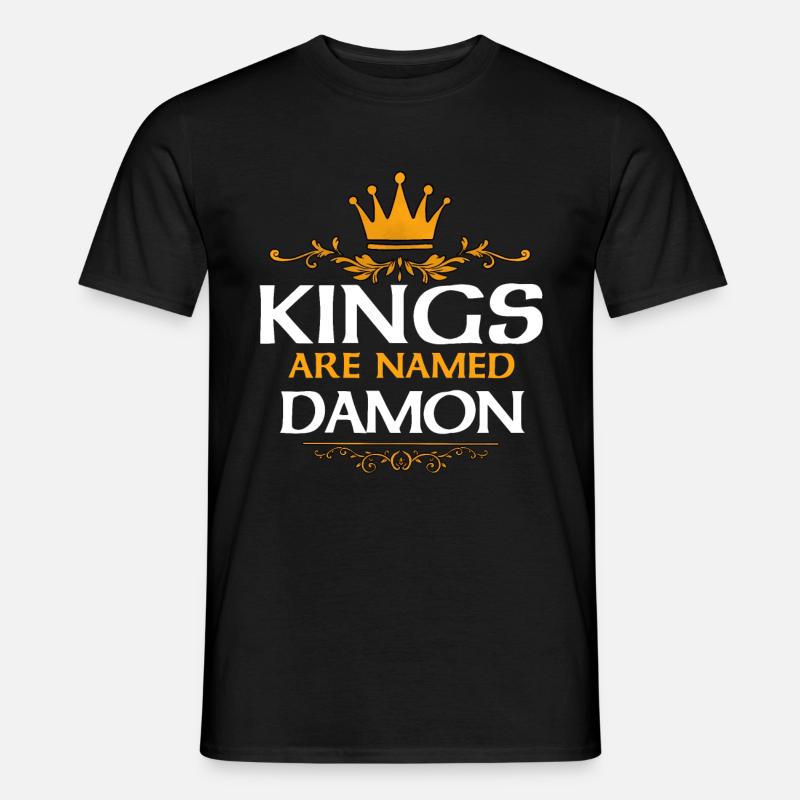 Damon - T-shirt homme - noir