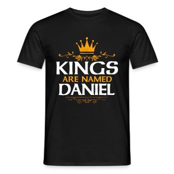 Daniel - Männer T-Shirt - Schwarz - Vorne - AI Model Male 178 light (178cm)