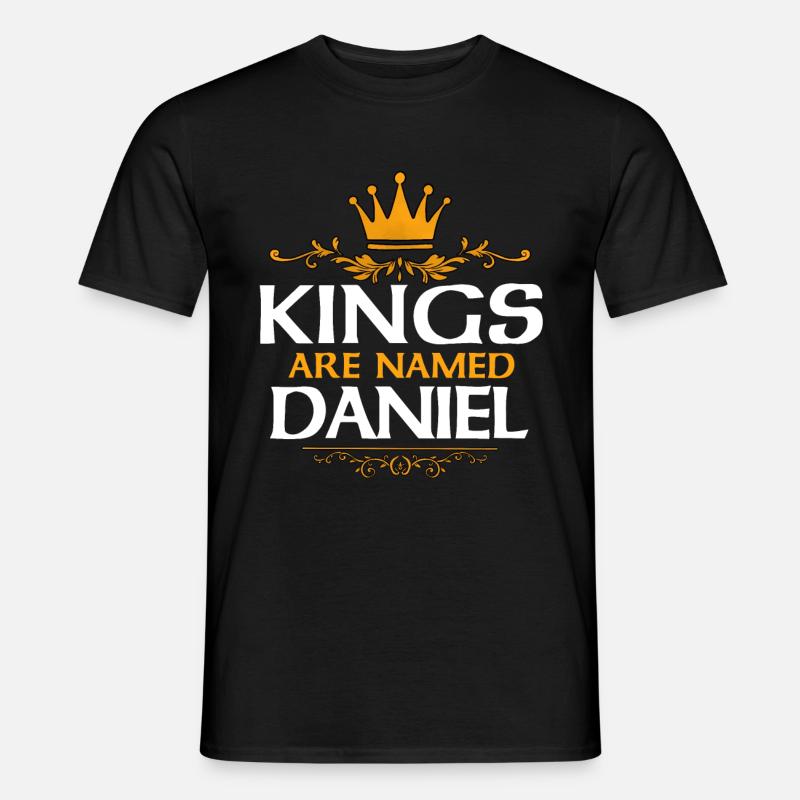 Daniel - Männer T-Shirt - Schwarz
