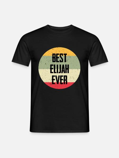 Best Elijah Ever - Men's T-Shirt - black