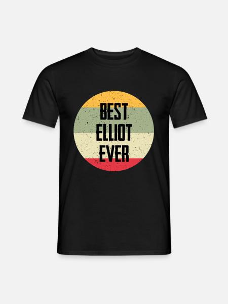 Best Elliot Ever - Men's T-Shirt - black