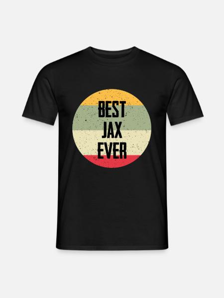 Best Jax Ever - Men's T-Shirt - black