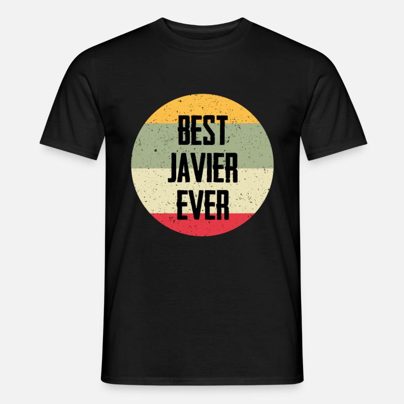 Best Javier Ever - Männer T-Shirt - Schwarz