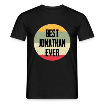 Best Jonathan Ever - Männer T-Shirt - Schwarz - Vorne - AI Model Male 178 light (178cm)