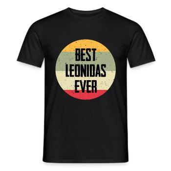 Le meilleur Leonidas de tous les temps - T-shirt homme - noir - Devant - AI Model Male 178 light (178cm)