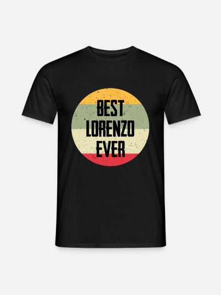 Best Lorenzo Ever - Men's T-Shirt - black