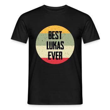 Best Luke Ever - Men's T-Shirt - black - Front - AI Model Male 178 light (178cm)