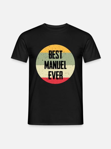 Best Manuel Ever - Men's T-Shirt - black