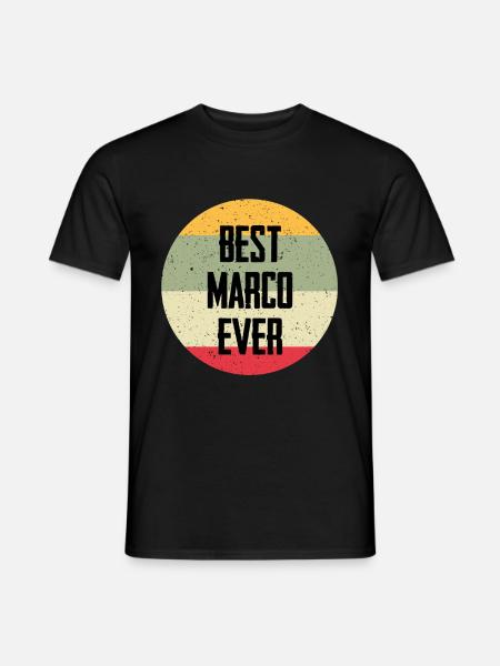 Best Marco Ever - Men's T-Shirt - black