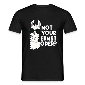 pas votre sérieux ou - T-shirt homme - noir - Devant - AI Model Male 178 light (178cm)