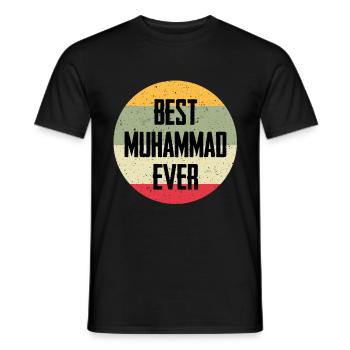 Le meilleur Mohammed de tous les temps - T-shirt homme - noir - Devant - AI Model Male 178 light (178cm)