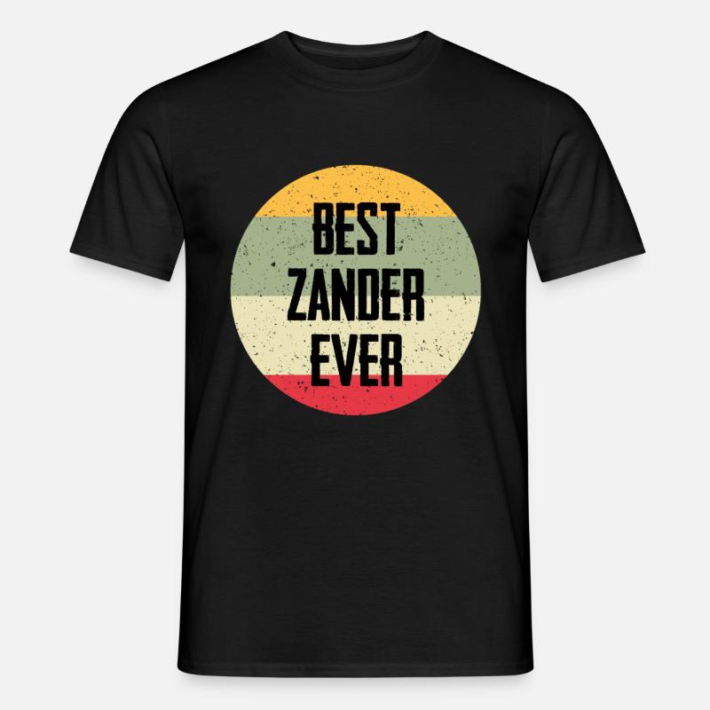 Best Zander Ever - Männer T-Shirt - Schwarz