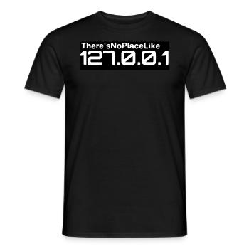 geek - T-shirt homme - noir - Devant - AI Model Male 178 light (178cm)