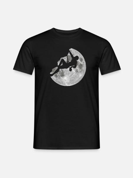Climbing Moon Rock Climbing - Men's T-Shirt - black