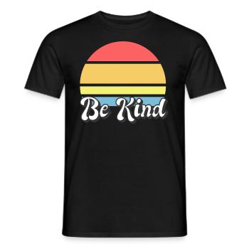 das perfekte Shirt um Freundlichkeit zu verbreiten - Männer T-Shirt - Schwarz - Vorne - AI Model Male 178 light (178cm)