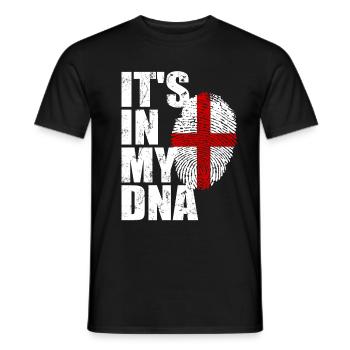 Angleterre Anglais Drapeau anglais - T-shirt homme - noir - Devant - AI Model Male 178 light (178cm)